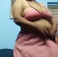 Mature lady showing body